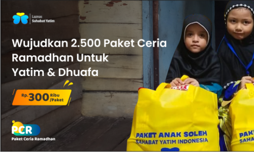 Wujudkan 2.500 Paket Ceria Ramadhan Untuk Yatim Dhuafa